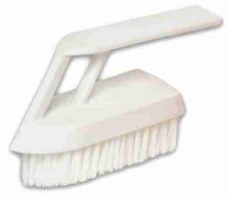Image de BROSSE A ONGLE BLANCHE A POIGNEE