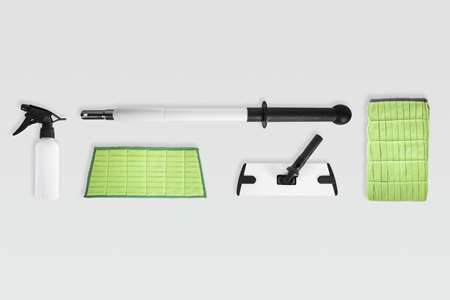 Image de KIT VITRES DELTA ( gant,mop,support 30cms, pulvé,manche)