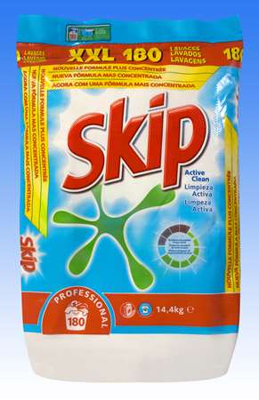 Image de LESSIVE SKIP BIOLOGICAL SAC 14,4 KGS ( = 180 lavages )