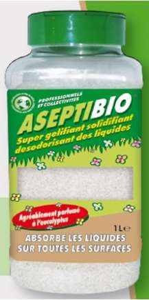 Image de ABSORBANT ASEPTIBIO POUDRE POUR MILIEU AQUEUX FLACON DE 1L