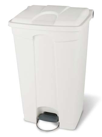 Image de CONTAINER 90L PLASTIQUE BLANC COUVERCLE BLANC