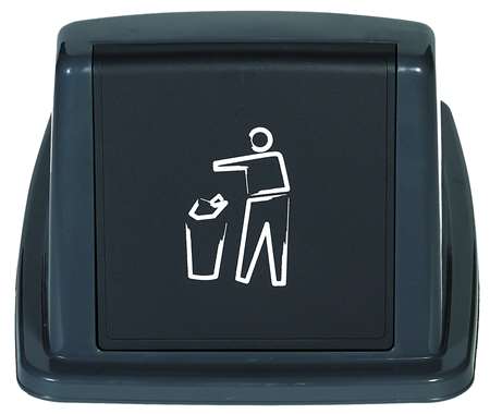 Image de COUVERCLE PUSH GRIS POUR COLLECTEUR TRI SELECTIF