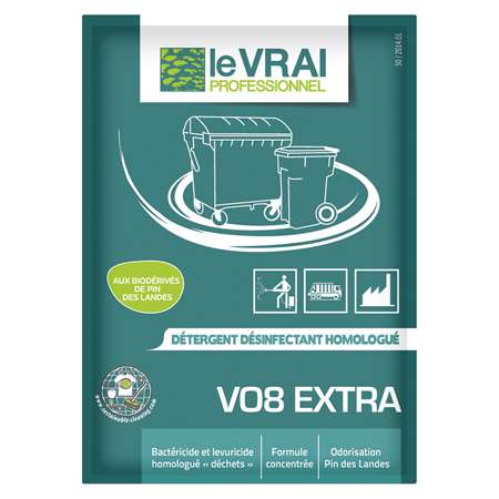 Image de VO8 EXTRA DET. DESINF. VIDE ORDURES C. 50 DOSES 40ML