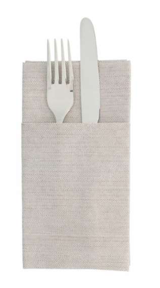 Image de SERV. 40X40 LIKE-LINEN KANGOUROU CHOCOLAT C. DE 700