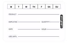 Image de ETIQUETTE HYDROSOLUBLE LABELFRESH PRO 632 BOITE 250