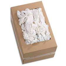 Image de CHIFFON DRAP BLANC 80% COTON CART.10KGS