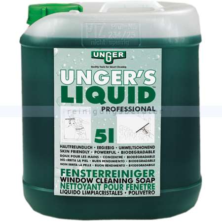 Image de SAVON A VITRES CONCENTRE UNGER BIDON 5 LITRES