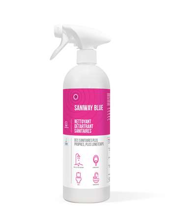 Image de SANIWAY BLUE (nettoyant ,détartrant sanitaire) 6X750ML