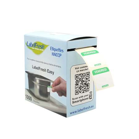 Image de ETIQUETTES LABELFRESH EASY 30X25 VENDREDI BTE 1000