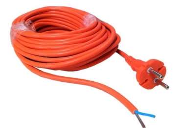 Image de CABLE D'ALIMENTATION 15 M NOIR EMBOUT DENUDE 2X1MM