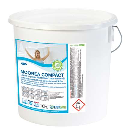 Image de MOOREA COMPACT 10 KG LESSIVE POUDRE DESINFECTANTE