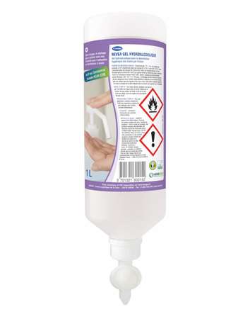 Image de GEL HYDROALCOOLIQUE MAINS FLACON AIRLESS COLIS 14X1L