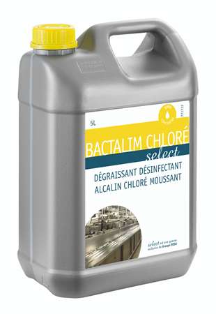 Image de BACTALIM CHLORE SELECT DEGRAISSANT DESINFECTANT MOUSSANT 5L