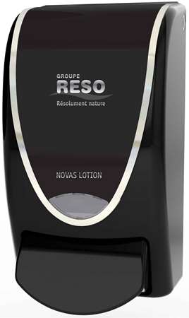 Image de DISTRIBUTEUR NOVAS 800 LOTION PREMIUM NOIR CARTOUCHE 1L
