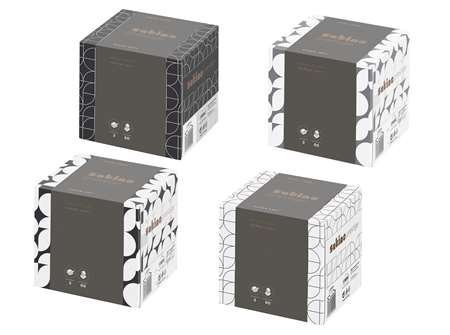 Image de MOUCHOIR 3P PRESTIGE BLANC BOITE CUBE 60F COLIS DE 30