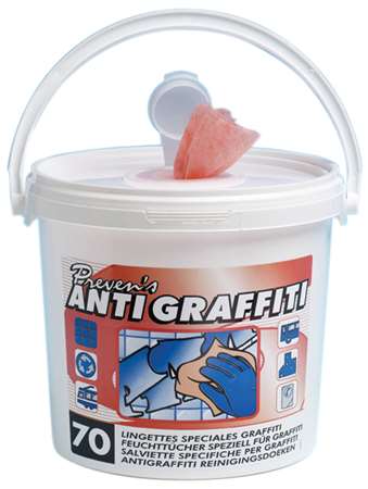 Image de LINGETTES ANTIGRAFFITI MANDARINE SEAU DE 80