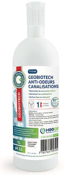 Image de GEOBIOTECH BIODESTRUCTEUR D'ODEURS CANALISATIONS 1L
