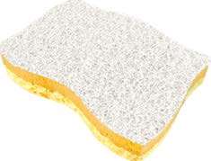 Image de TAMPON BLANC SUR EPONGE AO LOT DE 10
