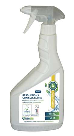 Image de RESOLUTIONS DEGRAISSANT GRAISSES CUITES CITRON750ML ECOLABEL