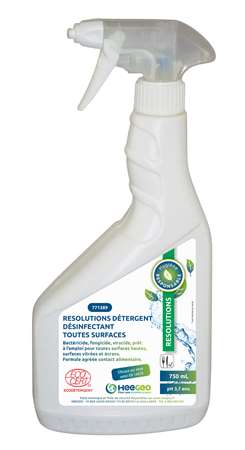 Image de RESOLUTIONS DETERG DESINF TTES SURF 750ML ECOCERT