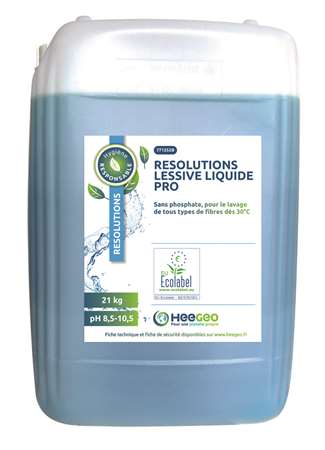 Image de RESOLUTIONS LESSIVE LIQ ULTRA CONCENTREE OCEAN 21KG ECOLABEL