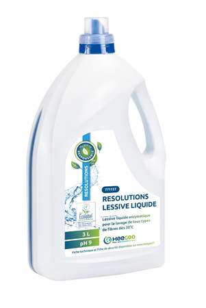 Image de RESOLUTIONS LESSIVE LIQUIDE CONCENTREE OCEAN 3L ECOLABEL