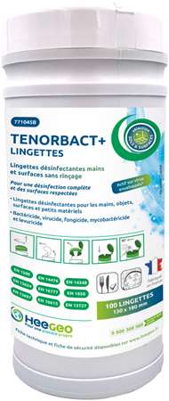 Image de TENORBACT LINGETTES ANTISEPTIQUES DESINFECT MAINS BTE DE 100