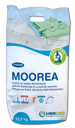 Image de MOOREA LESSIVE POUDRE DESINFECTANTE HAUTE PERFORMANCE 13,5KG