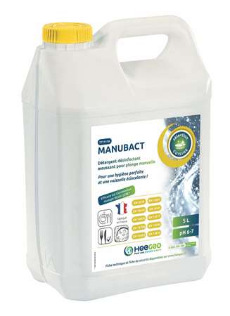 Image de MANUBACT LIQUIDE PLONGE MANUELLE BACTERICIDE 5L