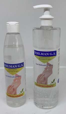 Image de GEL HYDROALCOOLIQUE TOILMAN 500 ML AVEC POMPE