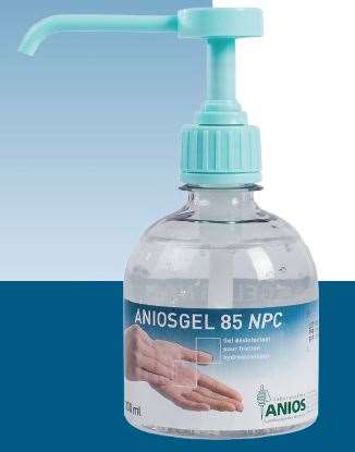 Image de ANIOSGEL 85 NPC FLACONS BLEUS 300ML POMPE 3ML VISSEES