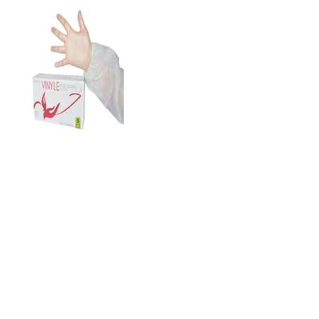 Image de GANT VINYLE POUDRE TS TRANSPARENT BOITE DE 100