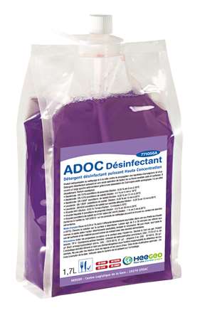 Image de ADOC DESINFECTANT DETERGENT EUCALYPTUS COLIS 4 X 1.7L