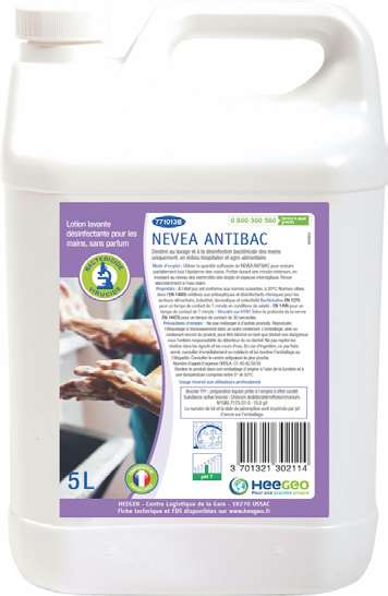 Image de NEVEA ANTIBAC LOTION LAVANTE DESINFECTANTE MAINS 5L