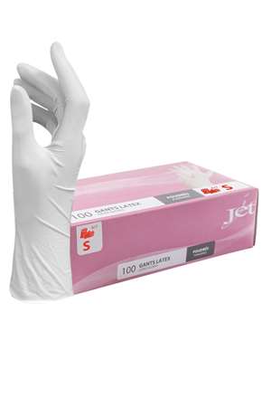 Image de GANT LATEX POUDRE TAILLE S BOITE DE 100