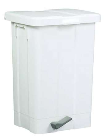 Image de POUBELLE PATTY 25L BLANC A PEDALE
