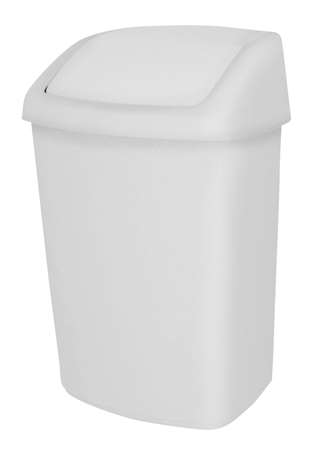 Image de POUBELLE SWING TOP 25 L BLANCHE