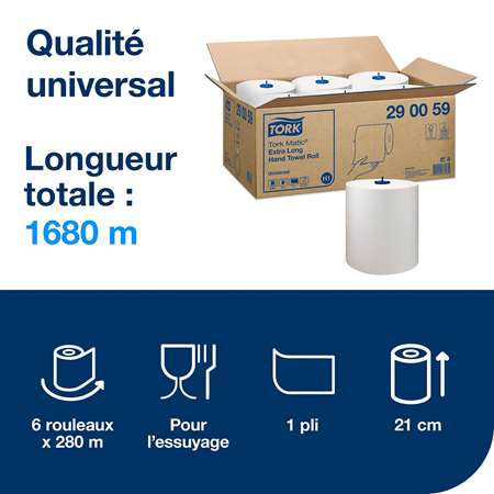 Image de ESS MAINS TORK MATIC 280 M 1 PLI H1 COLIS DE 6