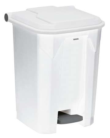 Image de POUBELLE A PEDALE 50 LT UTILO BLANC/BLANC