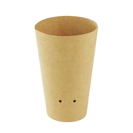 Image de POT AVEC TROU 325 ML BRUN - COLIS DE 20x50