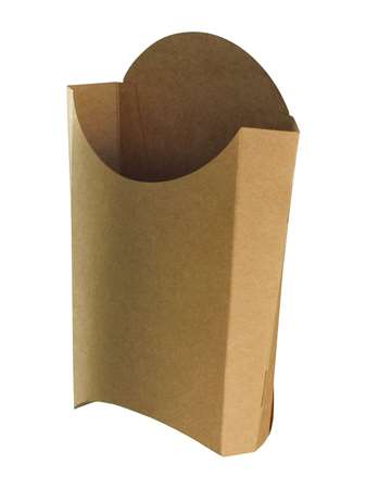 Image de CORNET FRITE KRAFT BRUN 87x133x170 - COLIS DE 10x100