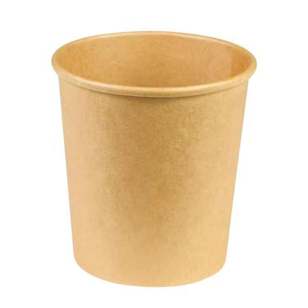 Image de POT CARTON A SOUPE KRAFT BRUN 479 ML - 20x25 P/C