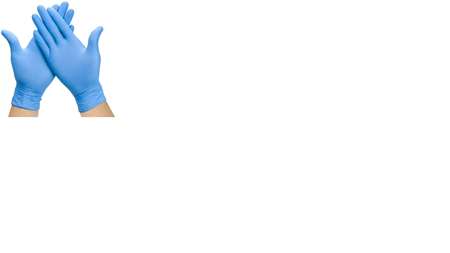 Image de GANT NITRILE BLEU NP- BOITE DE 100 - TAILLE M