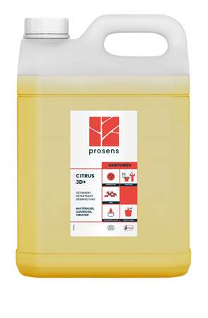 Image de CITRUS 3D+ DETRGENT DETARTRANT DESINFECTANT - BIDON 5 LITRES