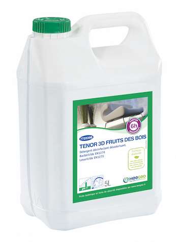 Image de TENOR 3D DETERGENT DESINFECTANT DESODO FRUITS DES BOIS 5L