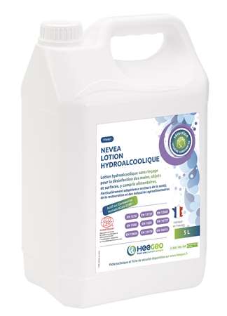 Image de NEVEA LOTION HYDROALCOOLIQUE 5L ECOCERT
