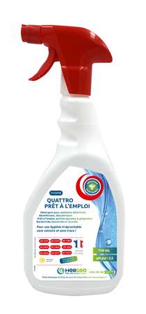Image de QUATTRO DETERG. DETARTRANT DESINF DESODO PAE 750ML