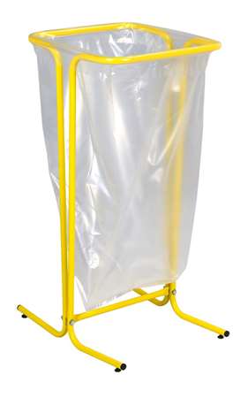 Image de SUPPORT DE SAC 110L JAUNE SUR PIED