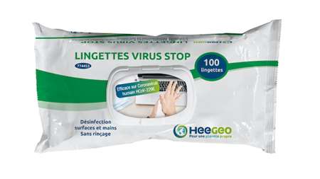 Image de VIRUS STOP LINGETTES FLOW PACK SACHET DE 100