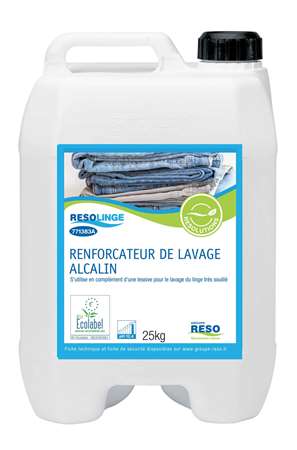 Image de RESOLUTIONS RENFORCATEUR LAVAGE LINGE ALCALIN 20L ECOLABEL